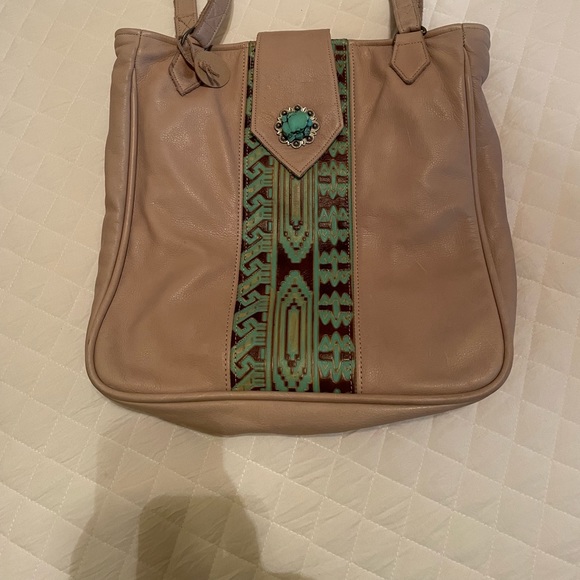 Austin Ranch Leather Handbag - Picture 1 of 8